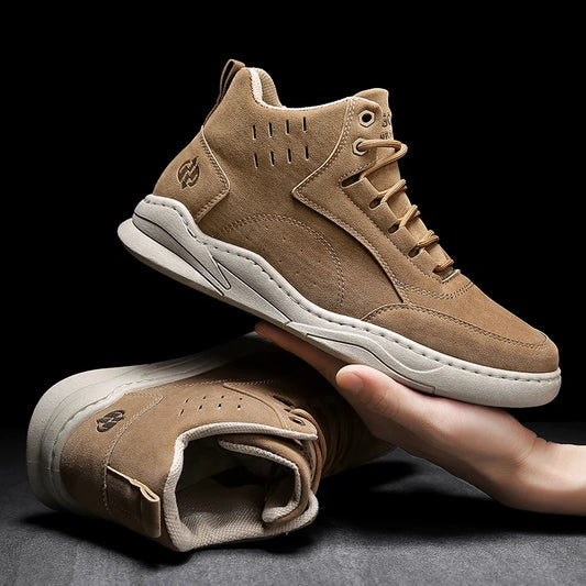 Velluto Nordico™ – Sneaker Invernale in Pelle Scamosciata